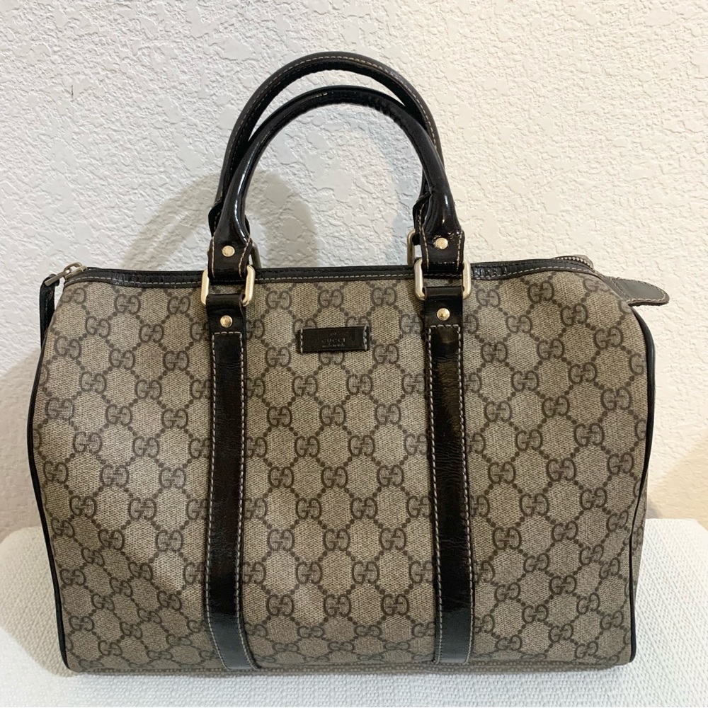 Gucci Monogram Boston Bag